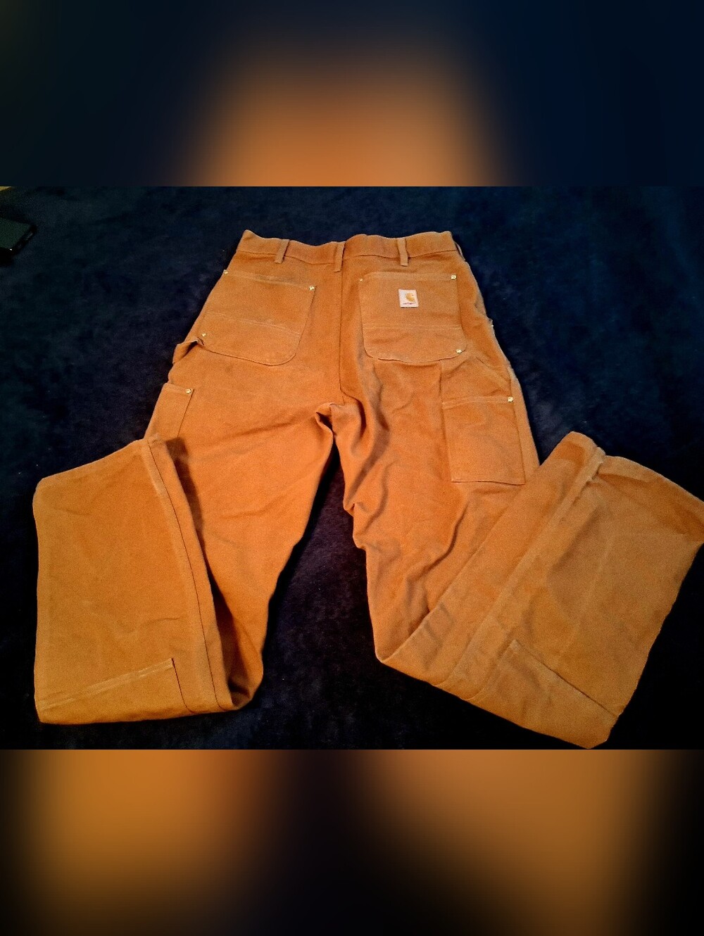 The Carhartt B01-M. Double- Duck loose-fit Pants. Sz. 34-36. Quality! Thick